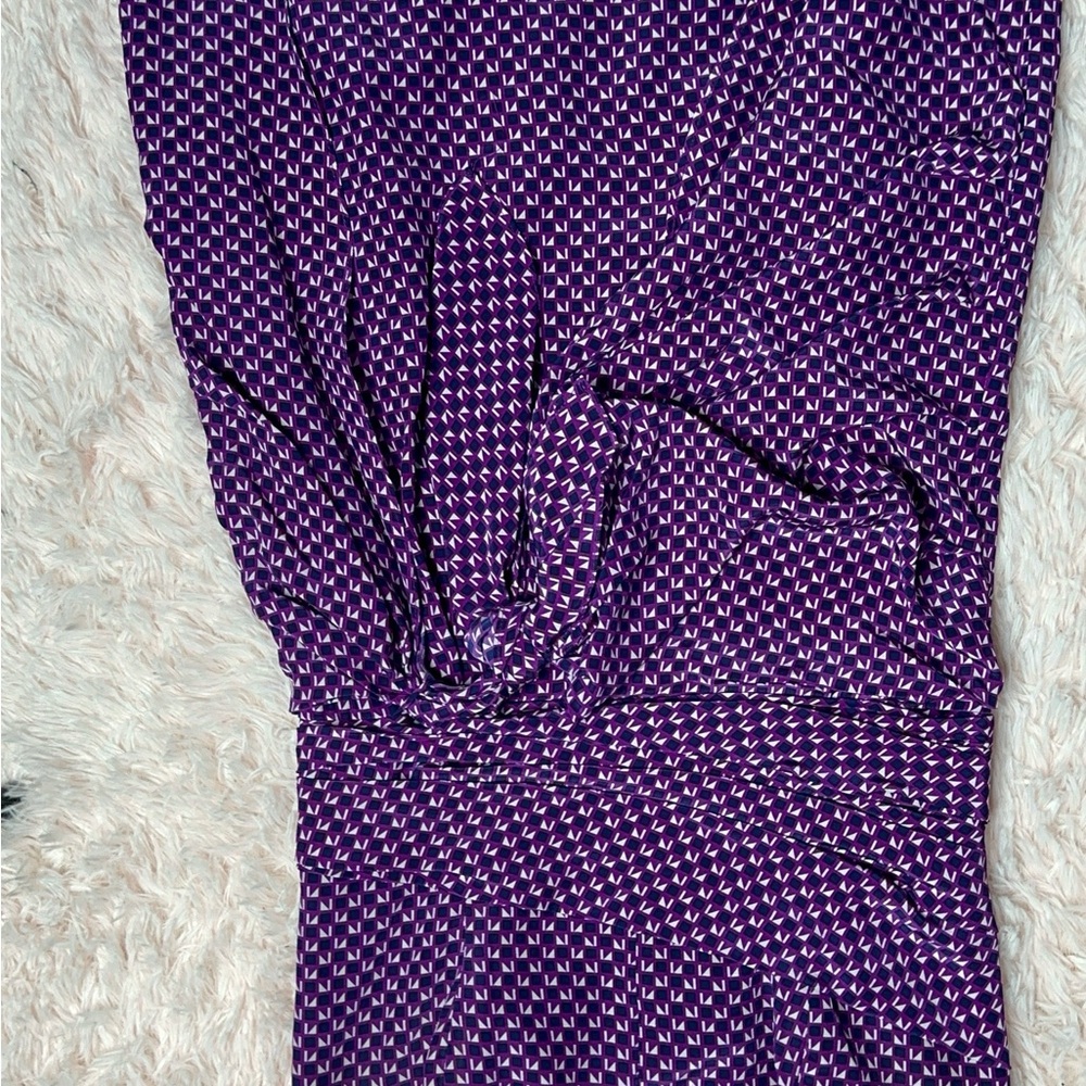 Purple Patterned Dress